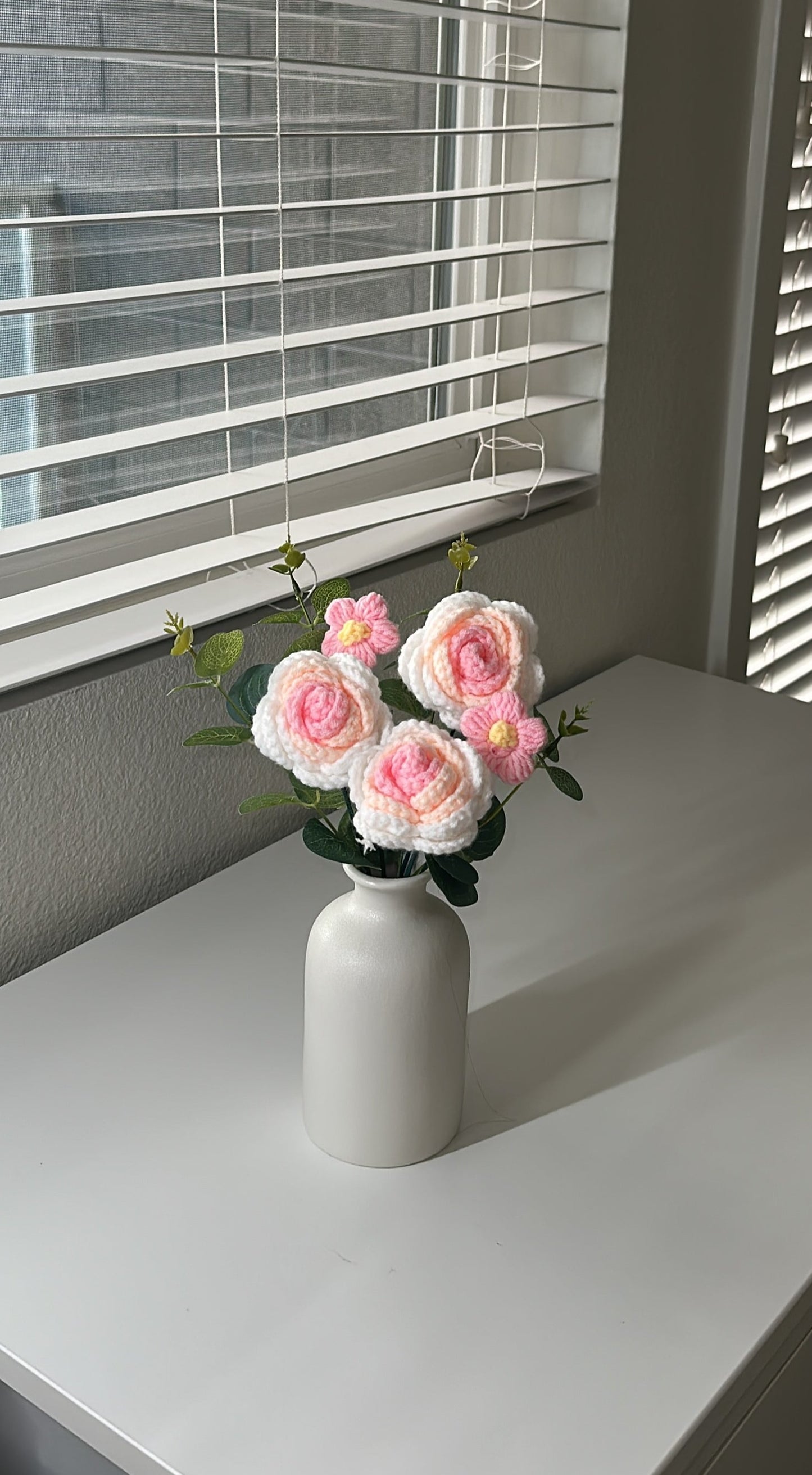 Light Pink Handmade Rose Bouquet